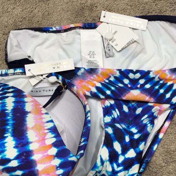 New. Trina Turk Tie Dye bikini. 10-top/8-bottom - Picture 12 of 13